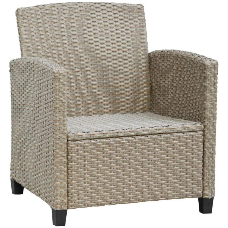 Плетеный комплект мебели с диваном AFM-804B Beige фото 3