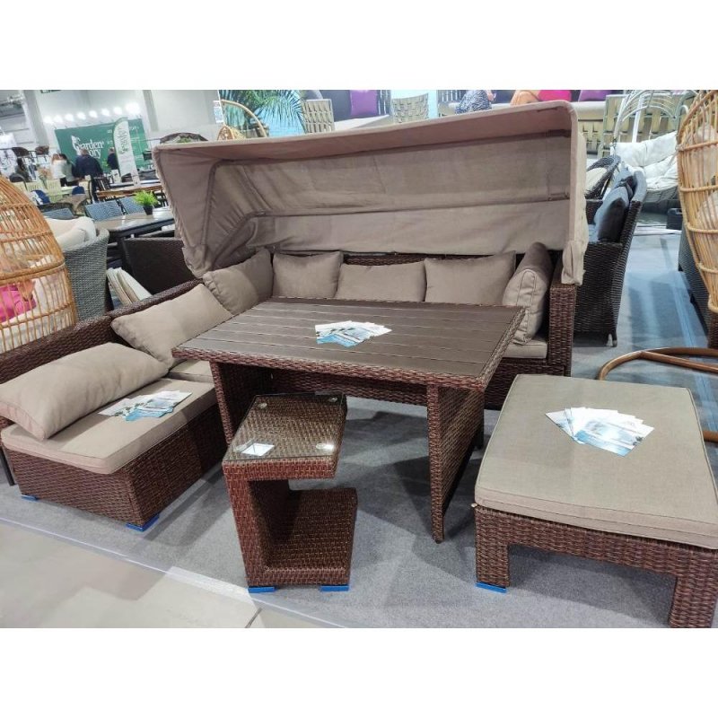 Комплект мебели с диваном AFM-320B-T320 Brown фото 2
