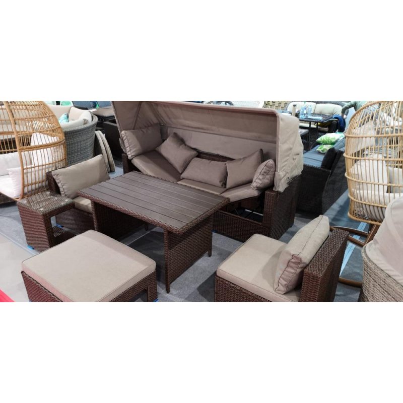 Комплект мебели с диваном AFM-320B-T320 Brown фото 3