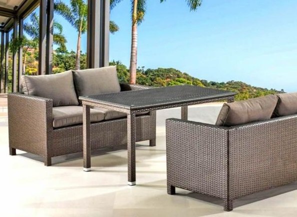 Комплект уличной мебели T256A/S59A-W53 Brown фото 2