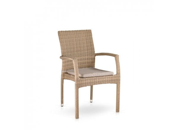 Комплект плетеной мебели T256B/Y379B-W65 Light Brown (4+1)