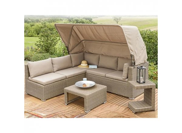 Диван-трансформер из искусственного ротанга AFM-320 Beige фото 3