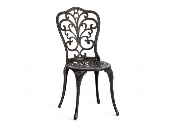 Комплект Secret de Maison Романс/Romance (стол+2 стула) алюминиевый сплав, D60/H67, 53х41х89см, бронзовый фото 5