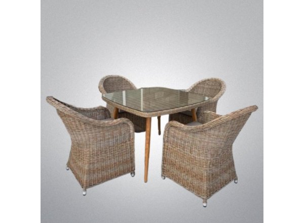 Комплект мебели T368/Y490 Beige (4+1)